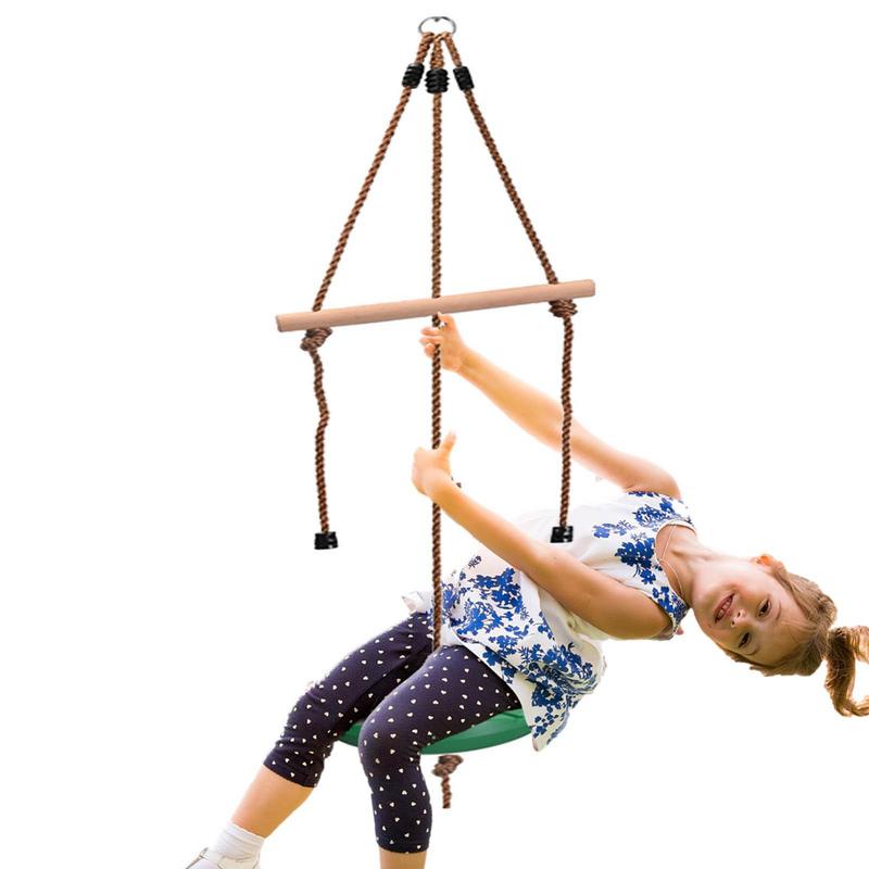 Kids Outdoor Monkey Bar Set - Altalena per corda da arrampicata Altalena