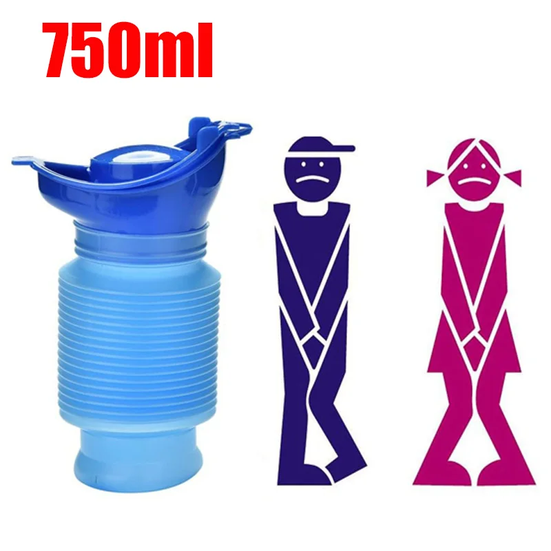 Kids Outdoor Urinal - 750ml Orinatoio per adulti Portatile Termoretraibile