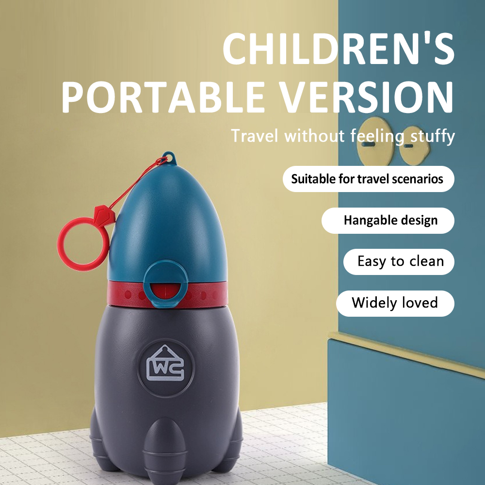 Kids Outdoor Urinal - Orinatoio Portatile a Forma di Razzo