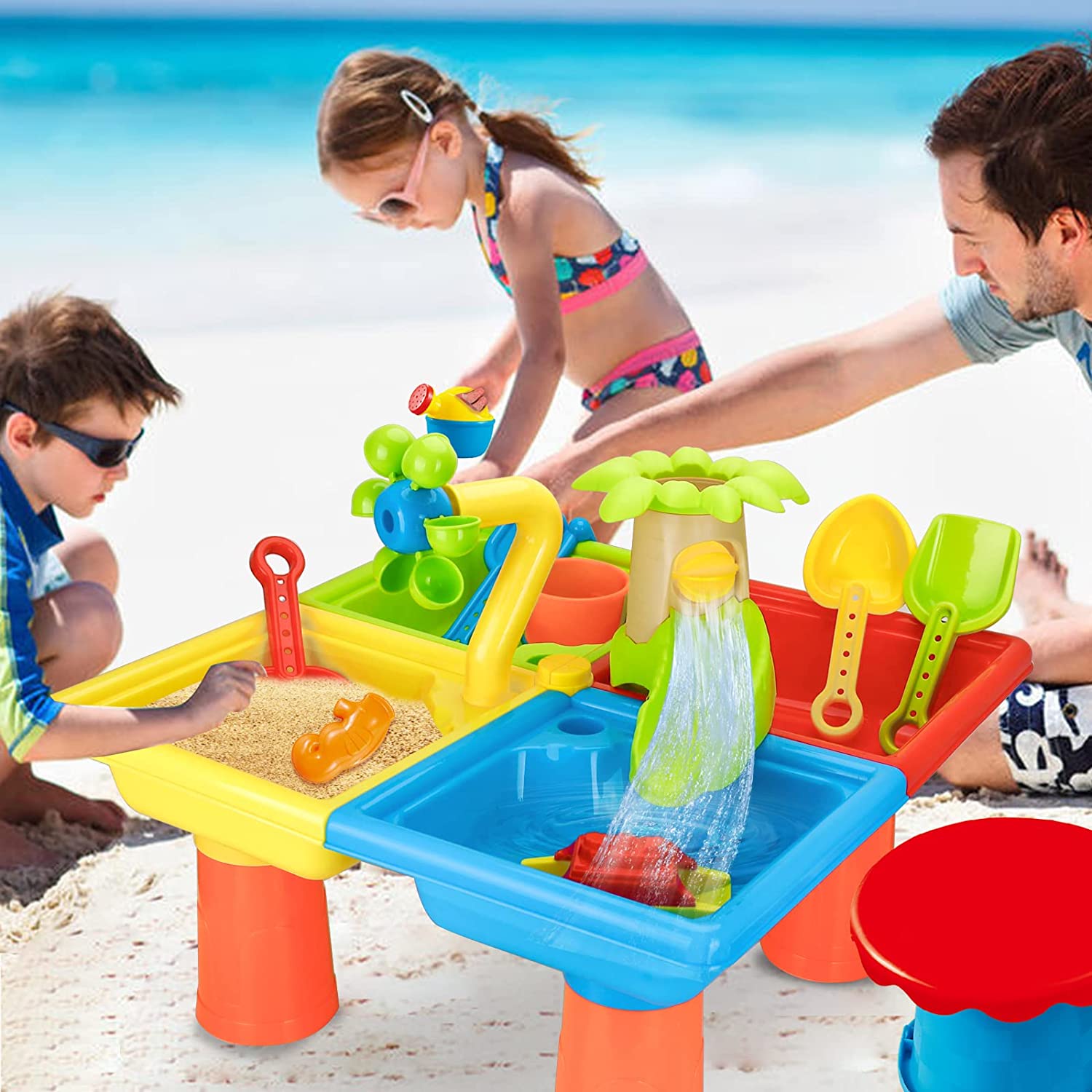 Kids Outdoor Table - Beach Table Sand Play Toys giochi