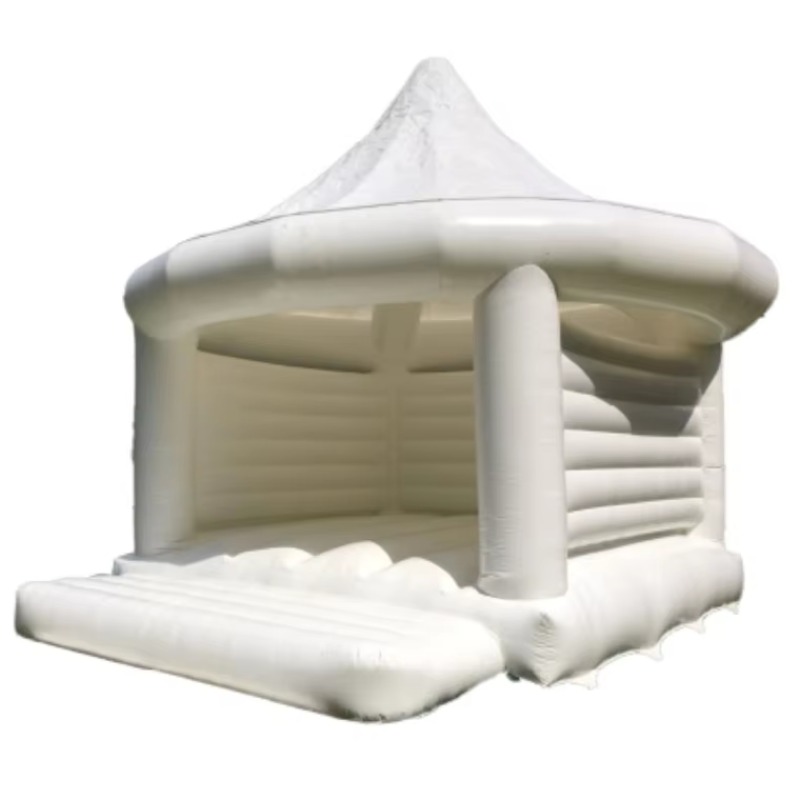 Outdoor Games For Kids - Castello Gonfiabile Bianco per Matrimoni, Giochi