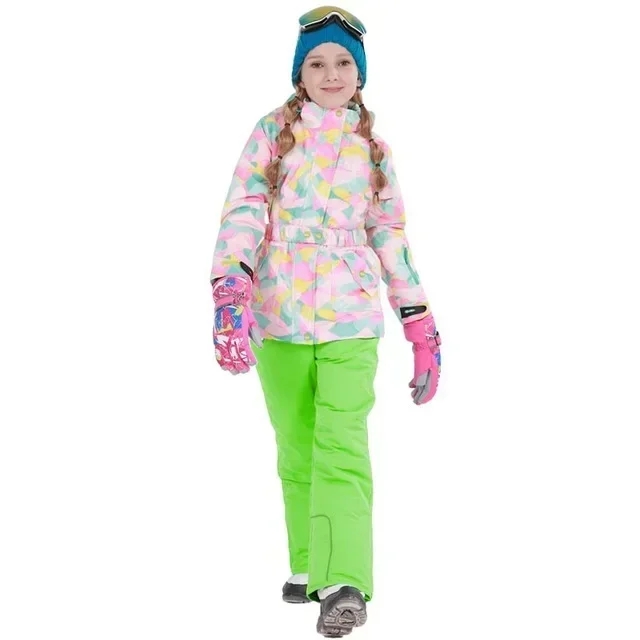 Kids Outdoor Overalls - Addensare Snowboard Complessivo Inverno Outdoor Pantalone
