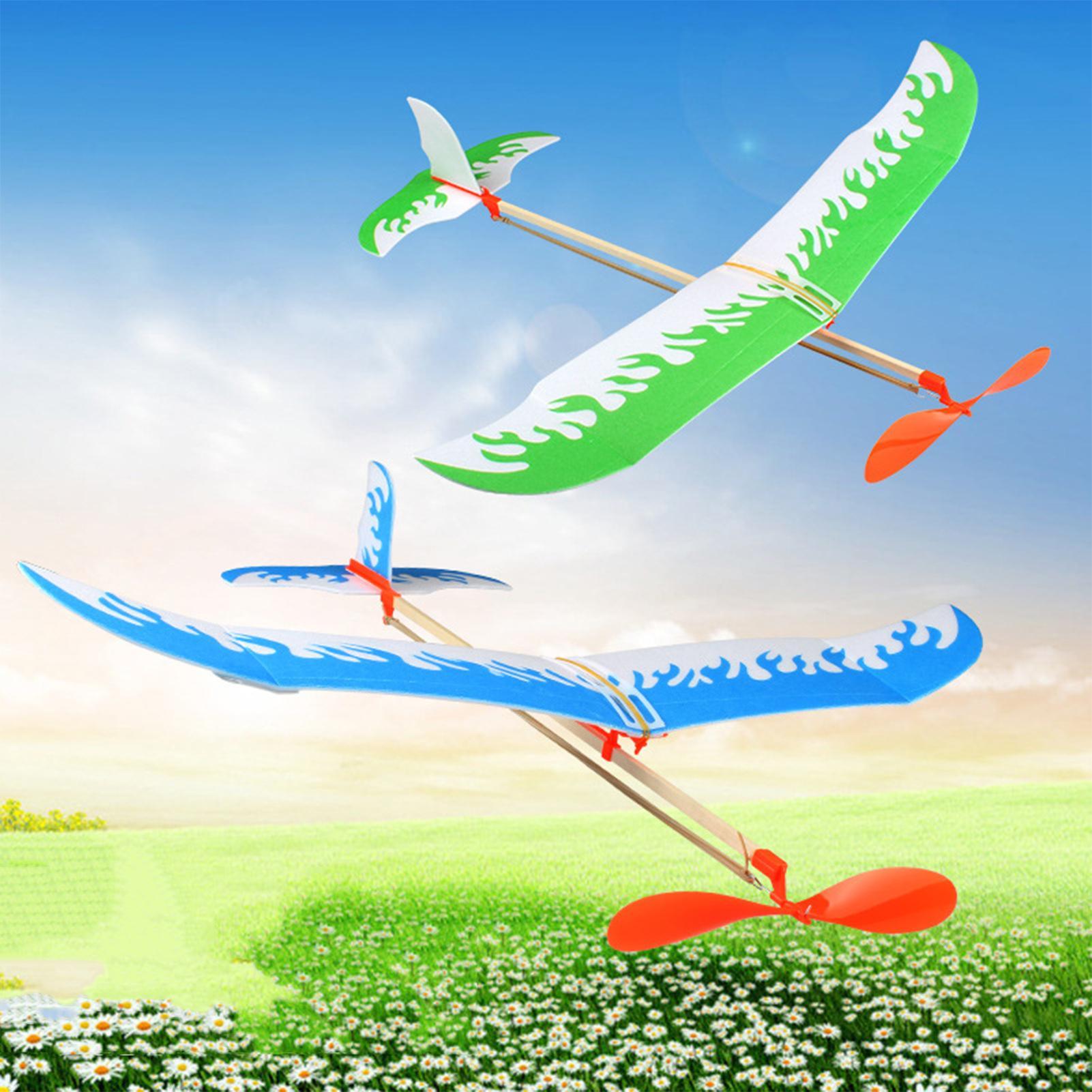 Kids Outdoor Play Equipment - Aeroplani con elastico Kit di aeromobili