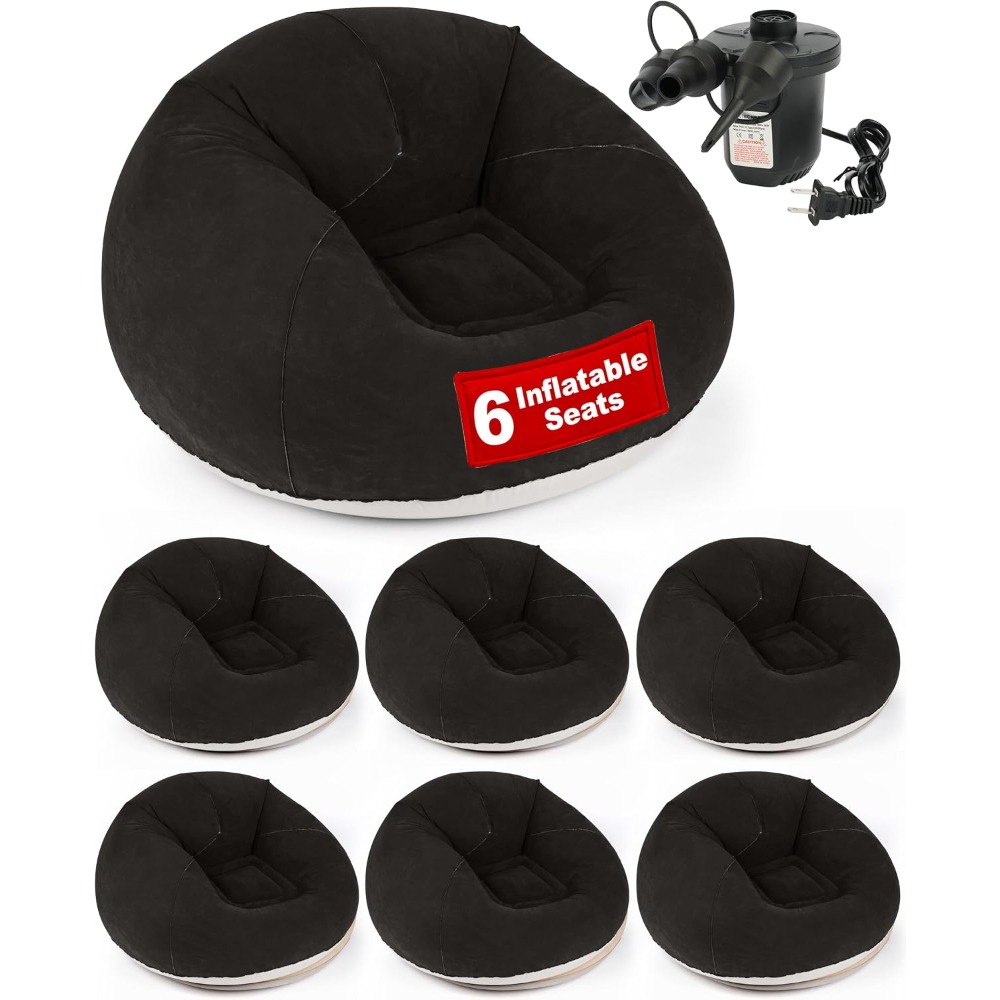 Kids Outdoor Bean Bag - Poltrona Gonfiabile a Sacchetto con Pompa