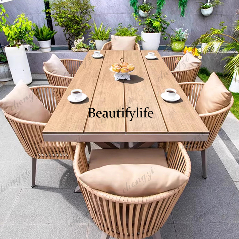 Kids Outdoor Furniture Set - Set da Esterno con Tavolo e