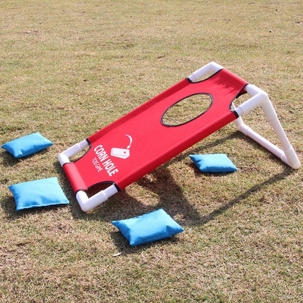 Kids Outdoor Bean Bag - Set da Gioco Cornhole Pieghevole, Tavola