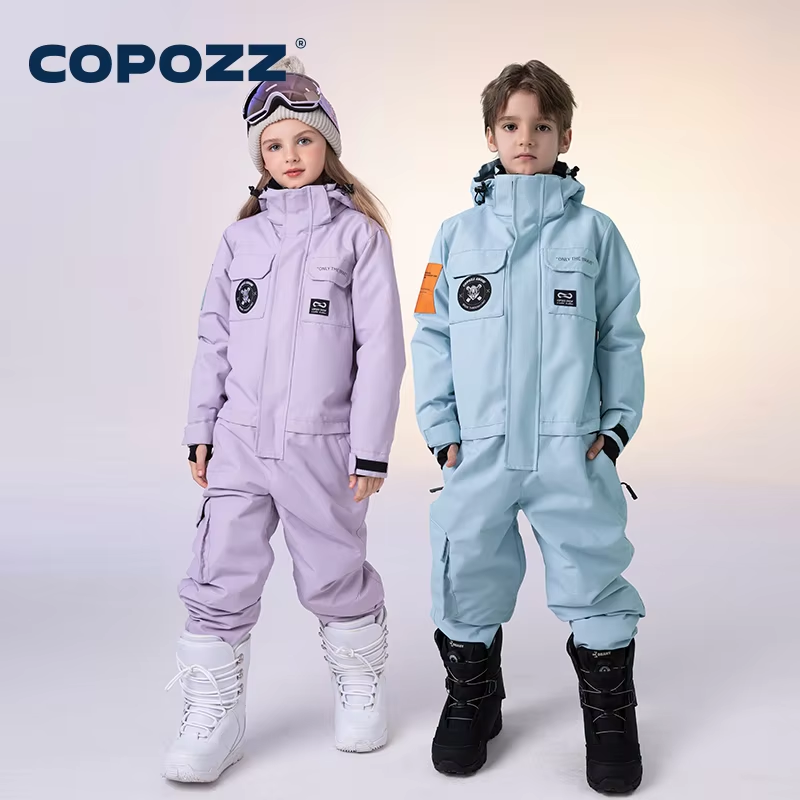 Kids Outdoor Overalls - COPOZZ Tuta da neve per bambini