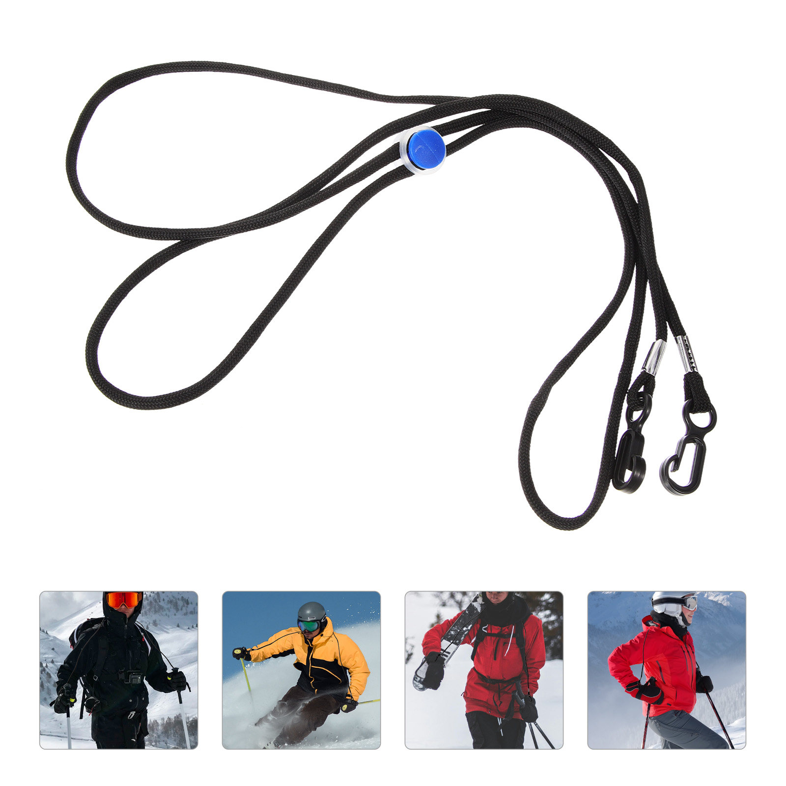 Kids Outdoor Gloves - Cinturino antiscivolo per guanti, cordino anti-smarrimento