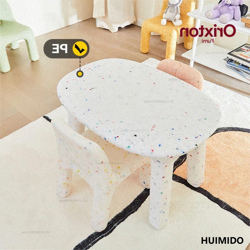 Kids Outdoor Furniture Set - Set di Tavolo e Sedie per