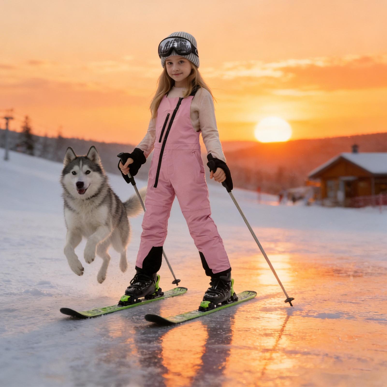 Kids Outdoor Overalls - Tuta da Neve Invernale per Bambini,