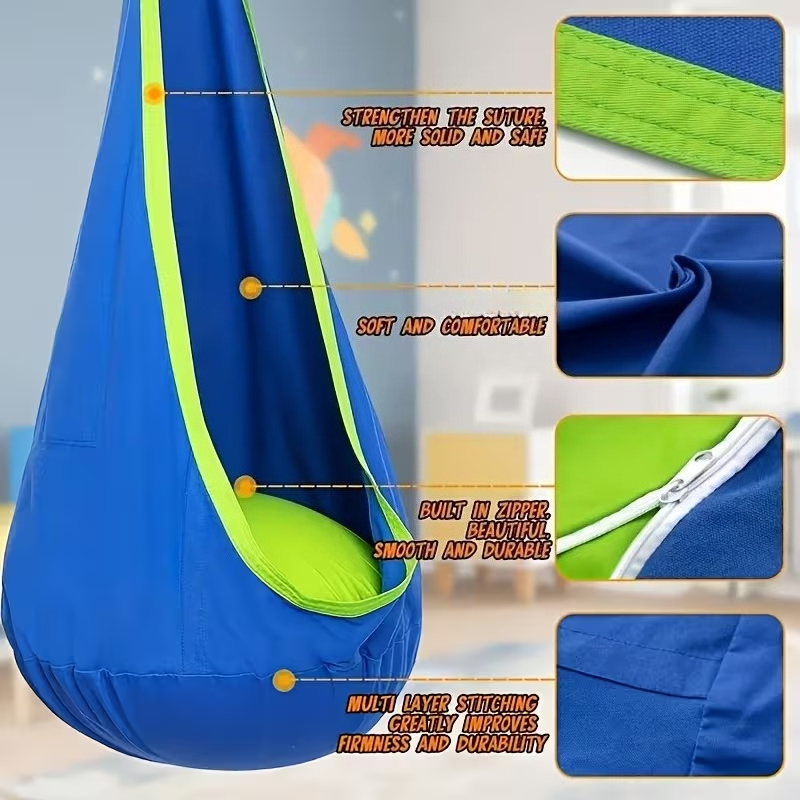 Kids Outdoor Hammock Swing - Sedia Sospesa per Bambini da Interno