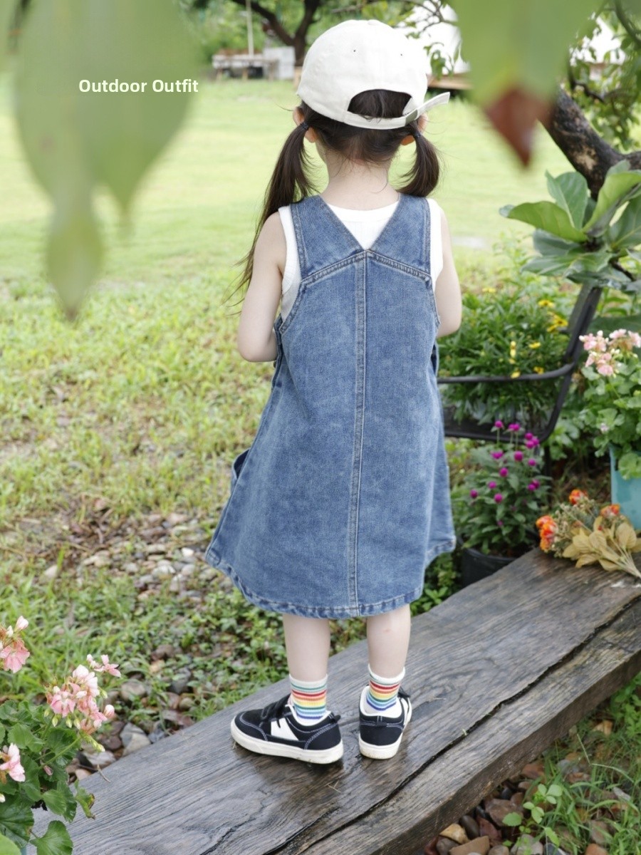 Salopette in denim vintage lav - Kids Outdoor Overalls recensione e prezzo