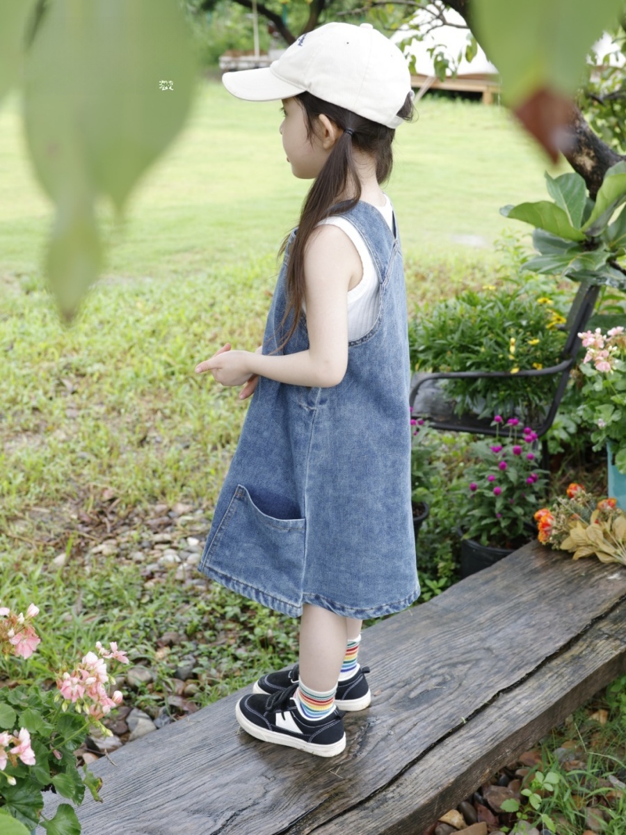 Salopette in denim vintage lav - Kids Outdoor Overalls recensione e prezzo