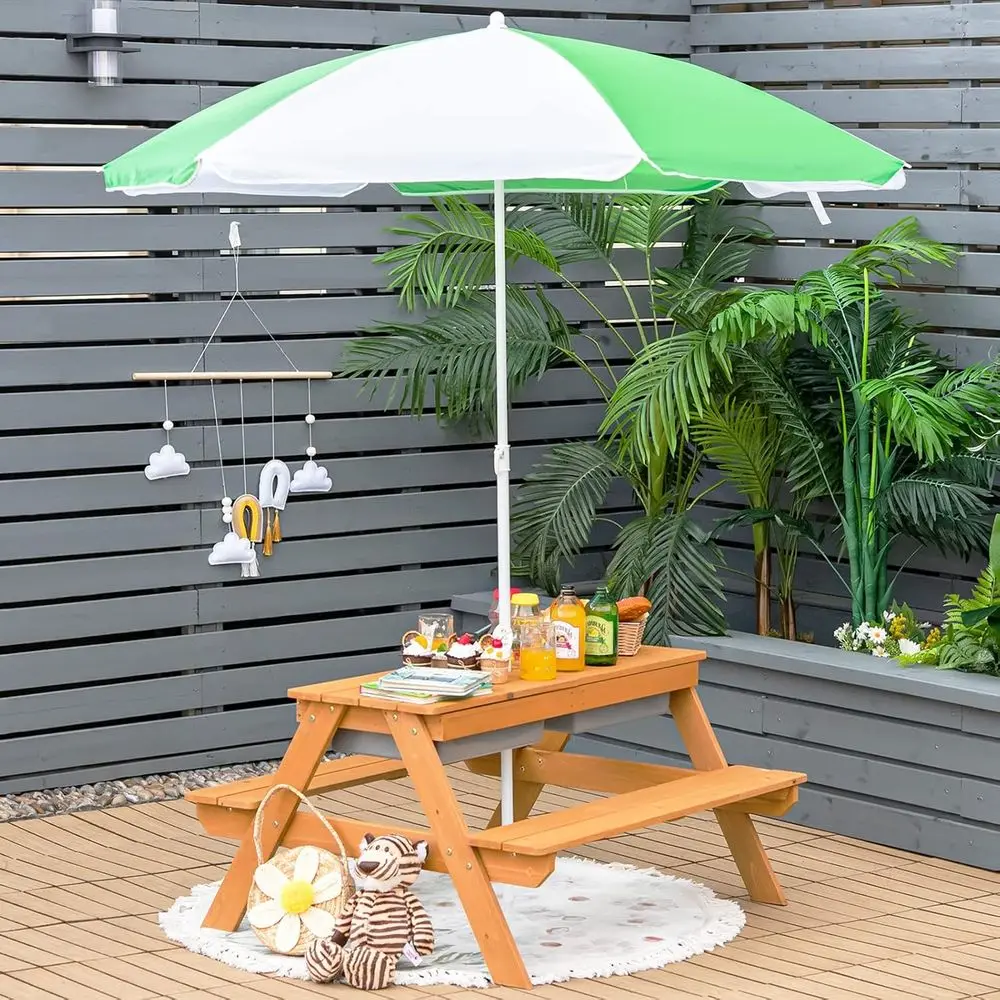 Tavolo da Picnic 4-in-1 in Leg - Kids Outdoor Furniture Set recensione e prezzo