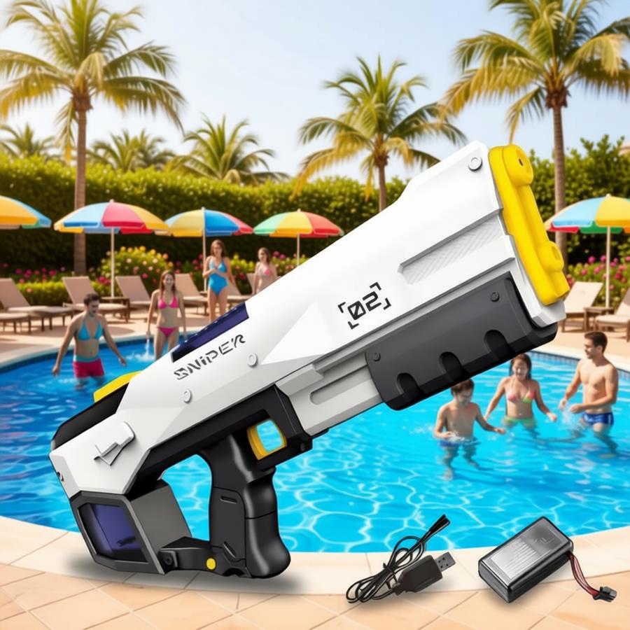 Pistola ad Acqua Elettrica Com - Kids Outdoor Clubhouse recensione e prezzo