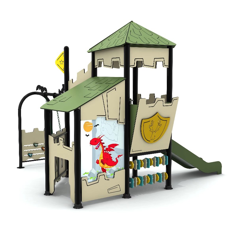 Set da gioco per esterni in le - Kids Outdoor Wooden Playset recensione e prezzo