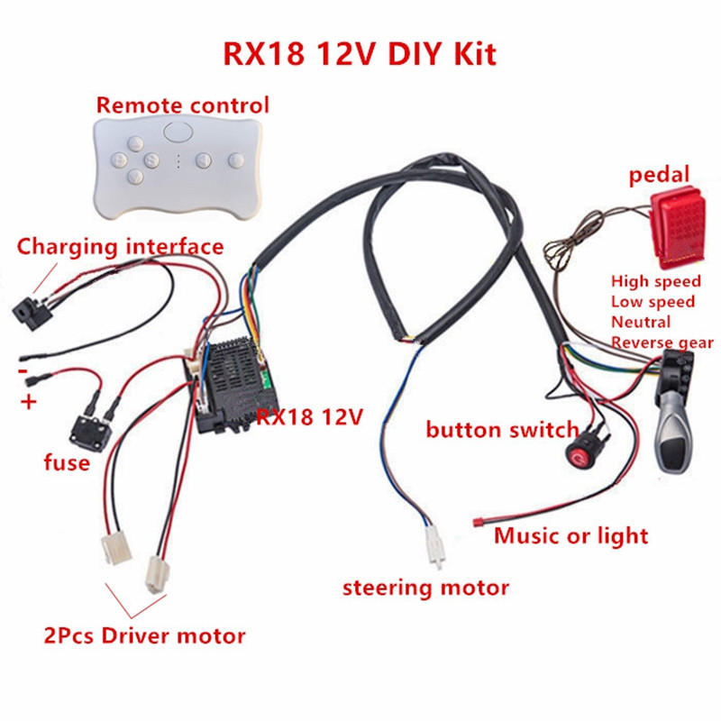 Kit di fili e interruttori mod - Kids Outdoor Car recensione e prezzo
