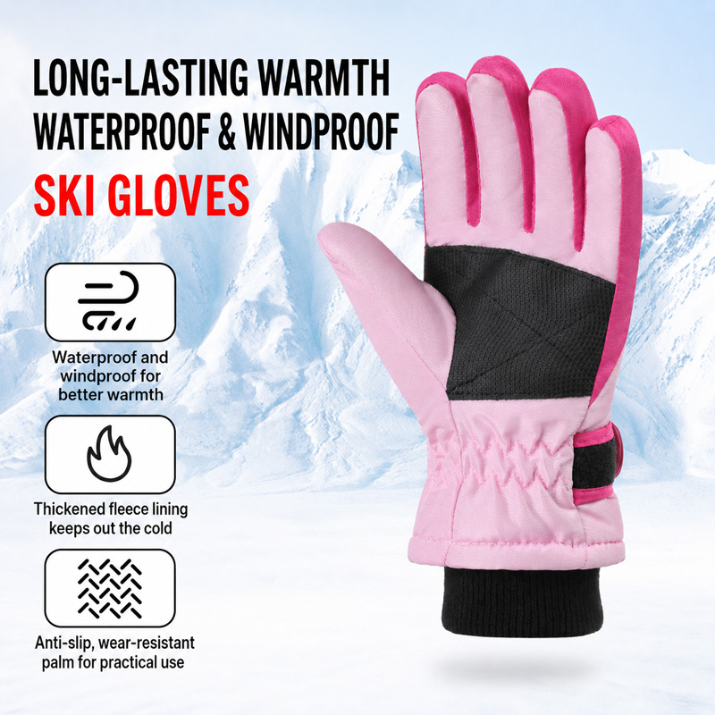 Guanti da sci invernali per ba - Kids Outdoor Gloves recensione e prezzo