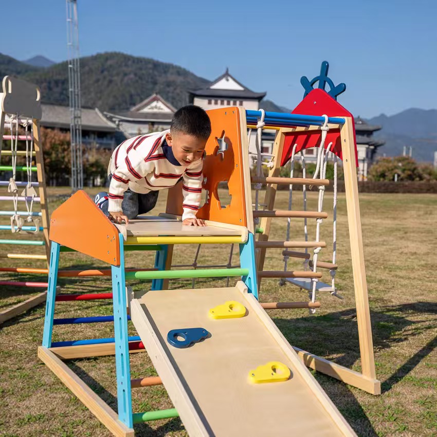 Grande Struttura per Arrampica - Kids Outdoor Wooden Playset recensione e prezzo