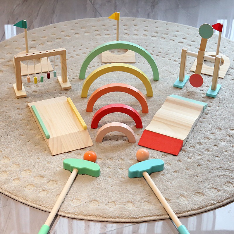 Set di palline da golf per bam - Kids Outdoor Wooden Playset recensione e prezzo