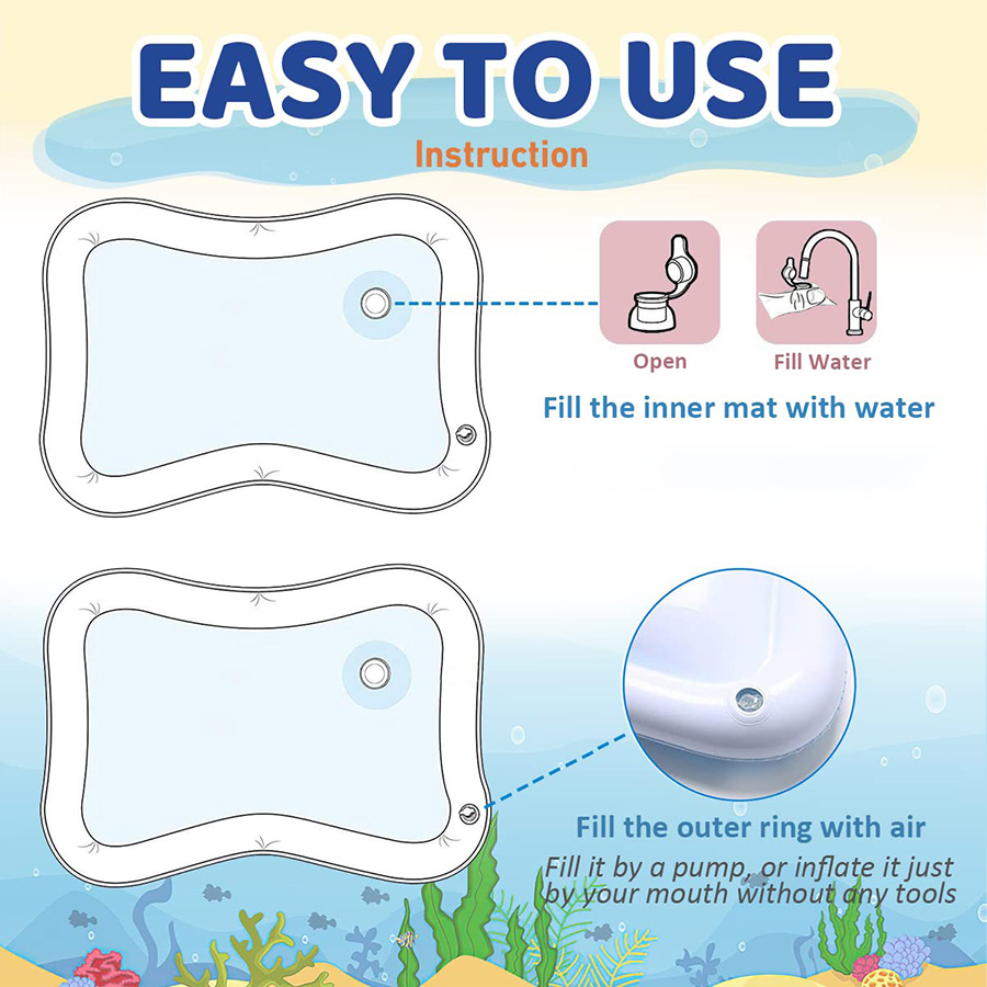 1pc tappetino da gioco gonfiab - Kids Outdoor Water Play Table recensione e prezzo