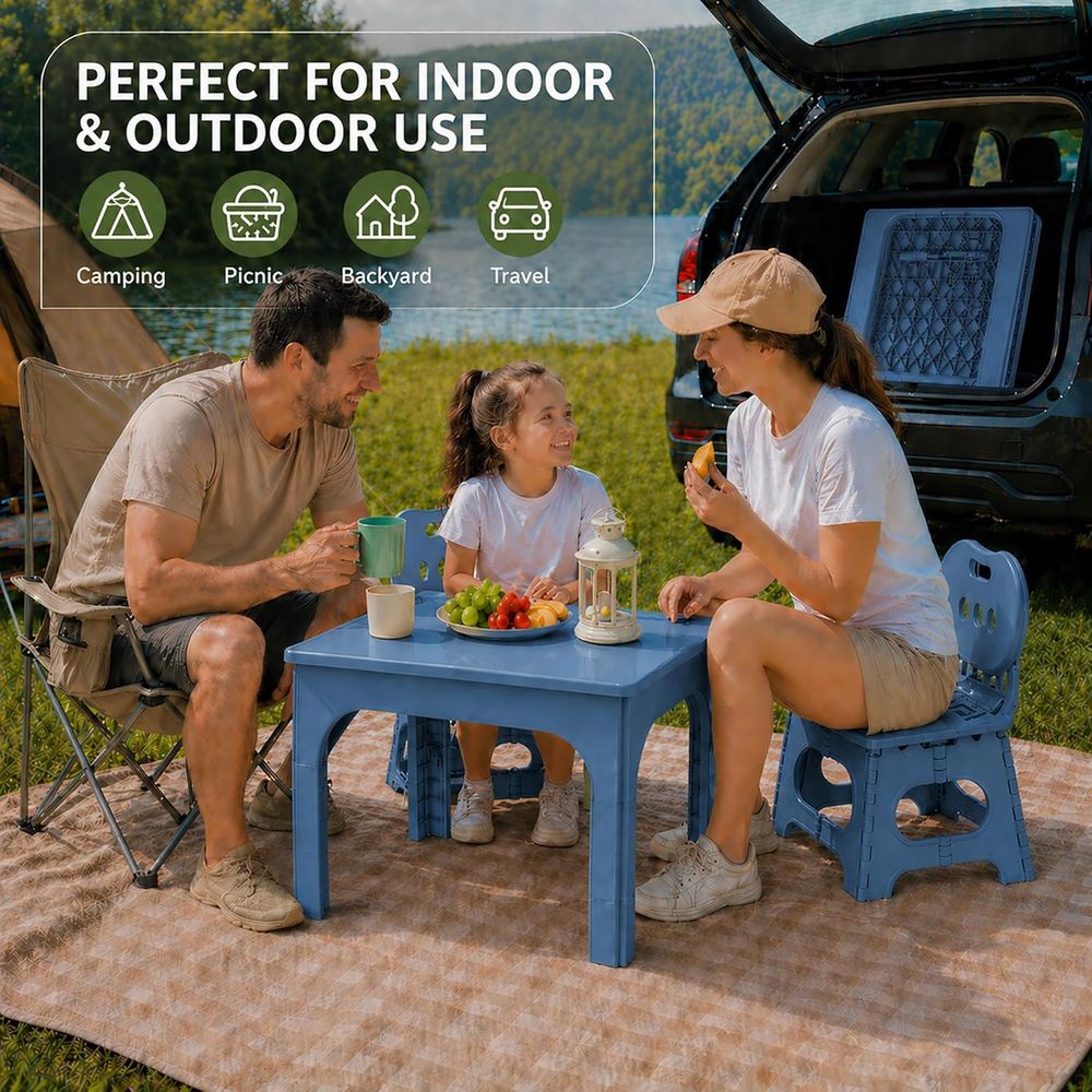 Set Tavolo e Sedie Pieghevoli, - Kids Outdoor Table recensione e prezzo