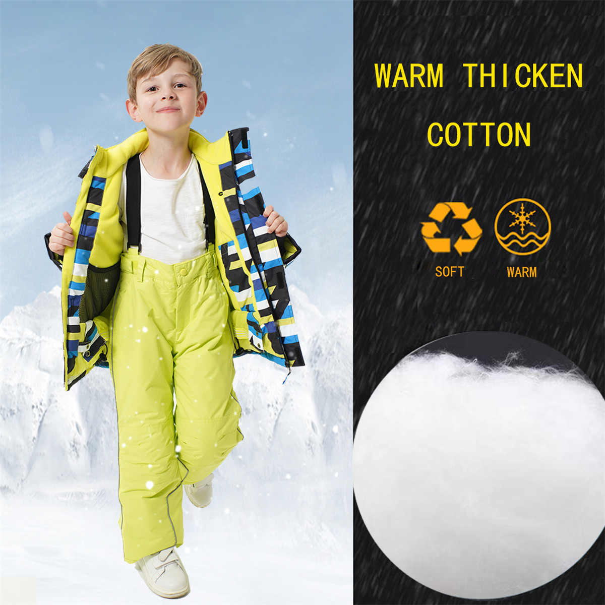 HONEYKING Pantaloni da sci per - Kids Outdoor Overalls recensione e prezzo