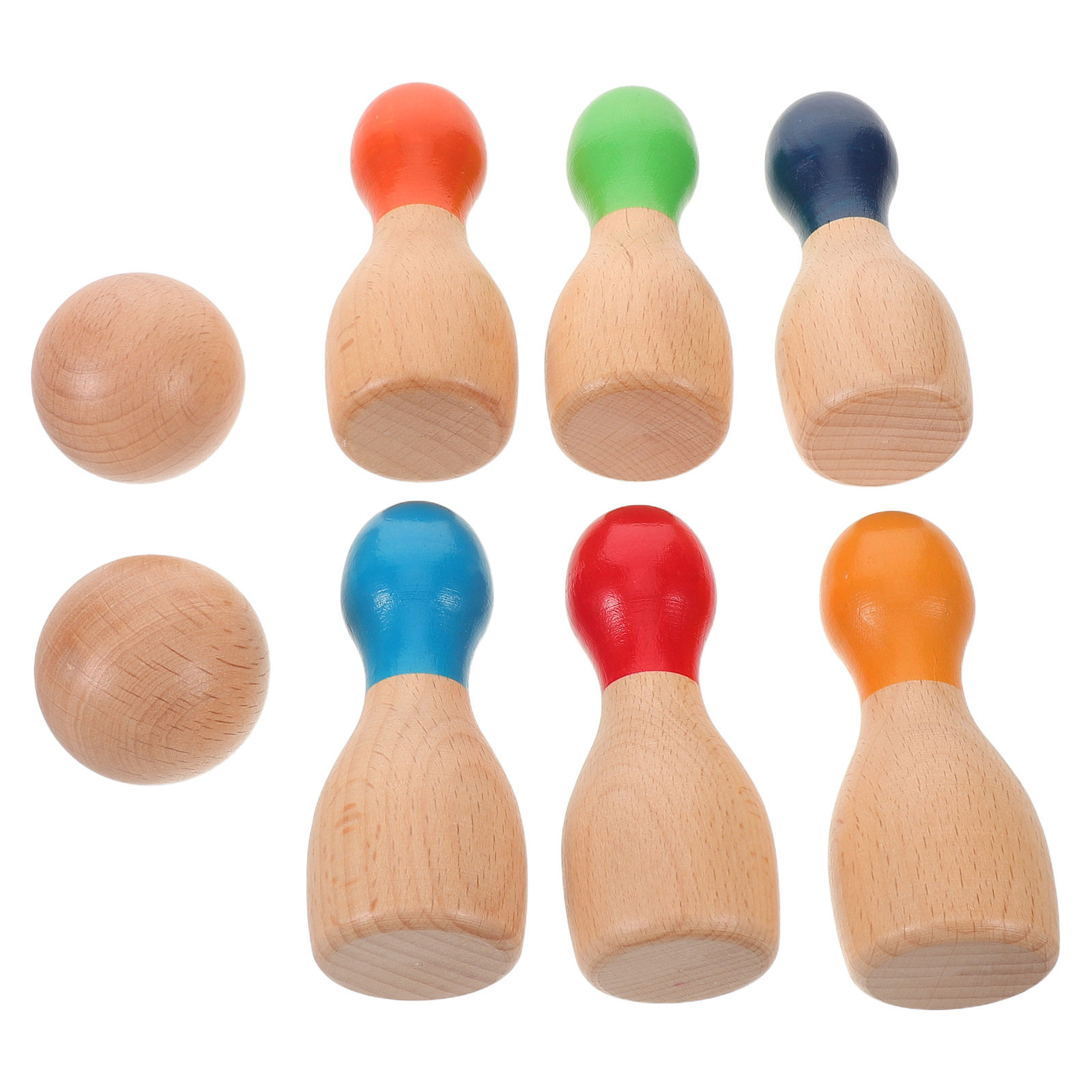 1 Set di Bowling in Legno Arco - Kids Outdoor Wooden Playset recensione e prezzo