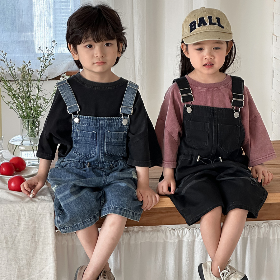 Salopette in denim unisex per  - Kids Outdoor Overalls recensione e prezzo