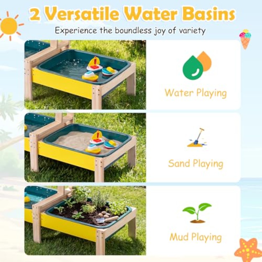 Set da gioco per attività all' - Kids Outdoor Wooden Playset recensione e prezzo