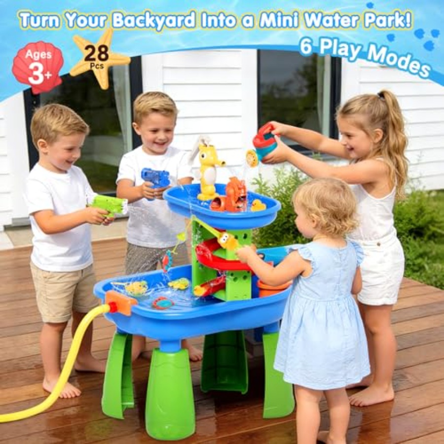 Tavolo acquatico da esterno pe - Kids Outdoor Water Play Table recensione e prezzo