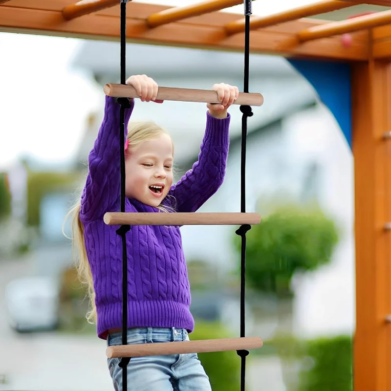 Scala di Corda per Arrampicata - Kids Outdoor Wooden Playset recensione e prezzo
