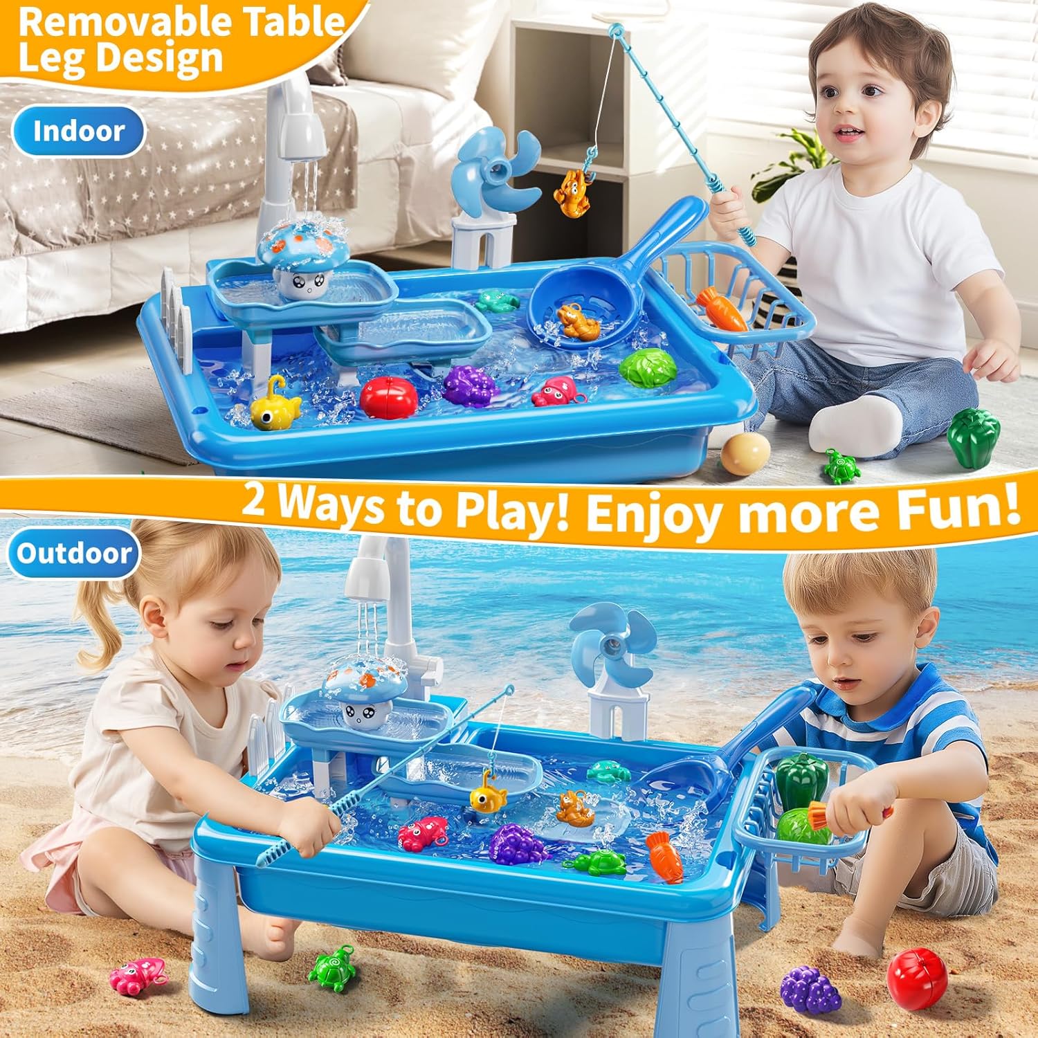Tavolo da Gioco con Acqua per  - Kids Outdoor Table recensione e prezzo