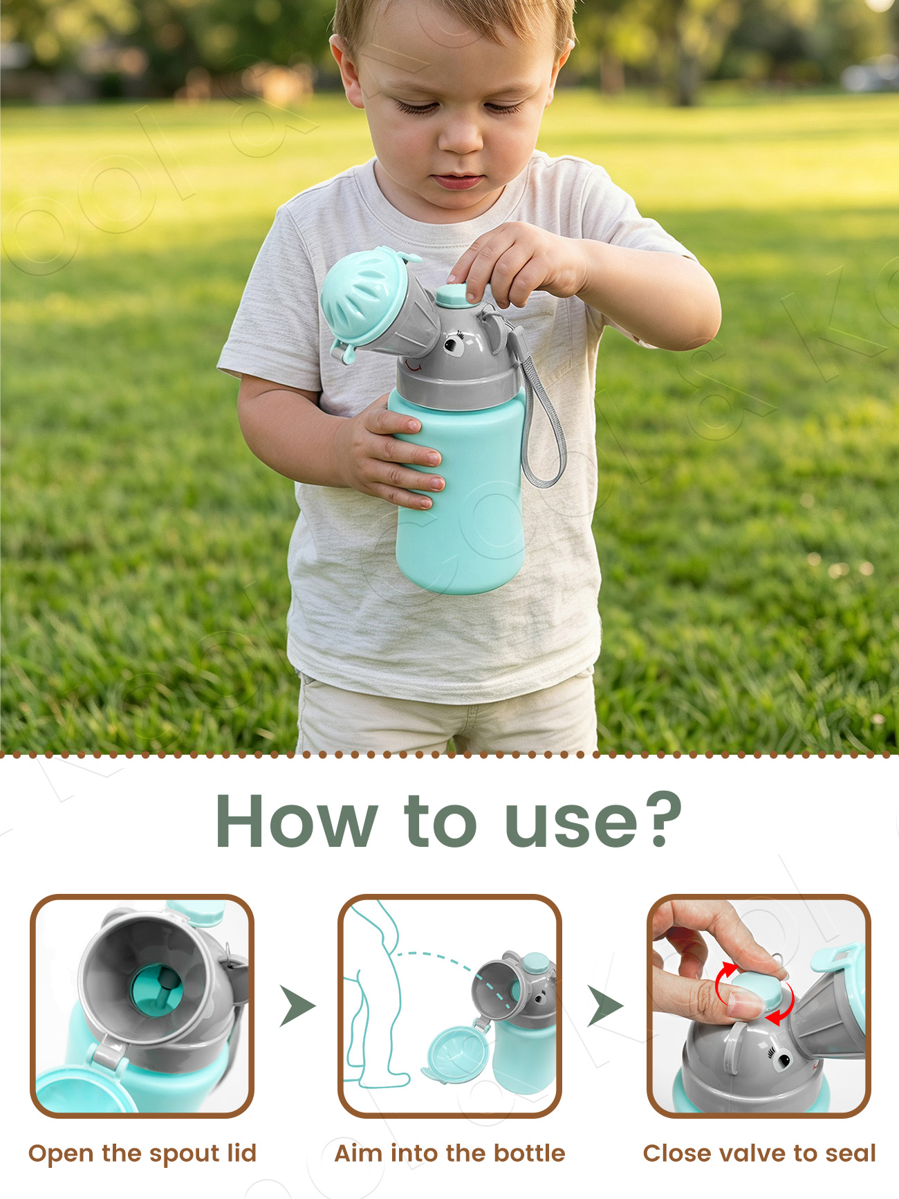 Bottiglia Portatile per Pipì d - Kids Outdoor Urinal recensione e prezzo
