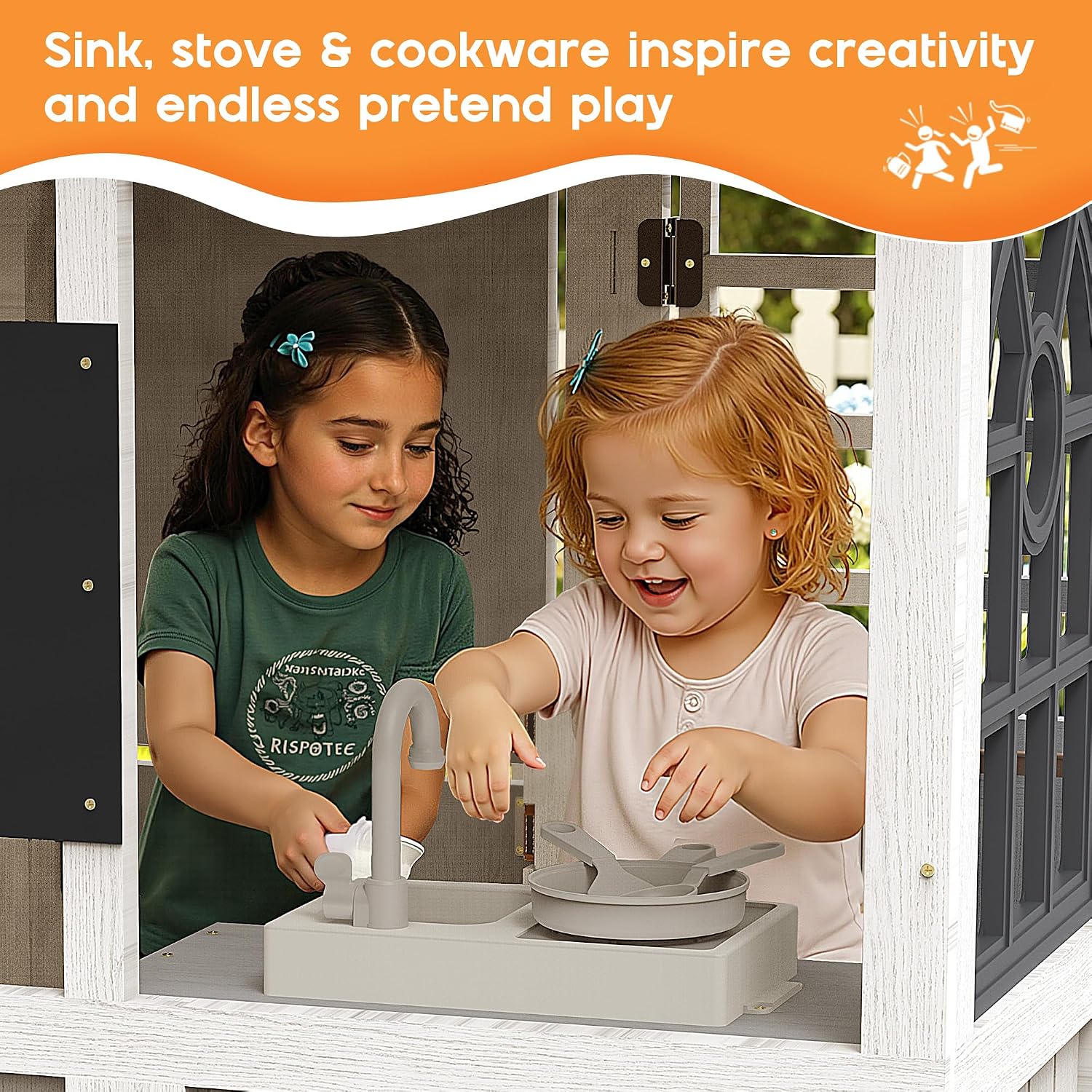 Casetta in Legno per Bambini d - Kids Outdoor Wooden Playset recensione e prezzo