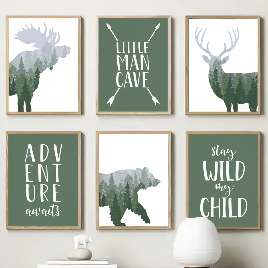 Stampa su tela con citazione d - Kids Outdoor Quotes recensione e prezzo