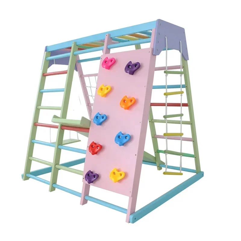 Set da arrampicata in legno pe - Kids Outdoor Wooden Playset recensione e prezzo