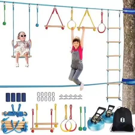 Kit Percorso Ostacoli Warrior  - Kids Outdoor Monkey Bar Set recensione e prezzo